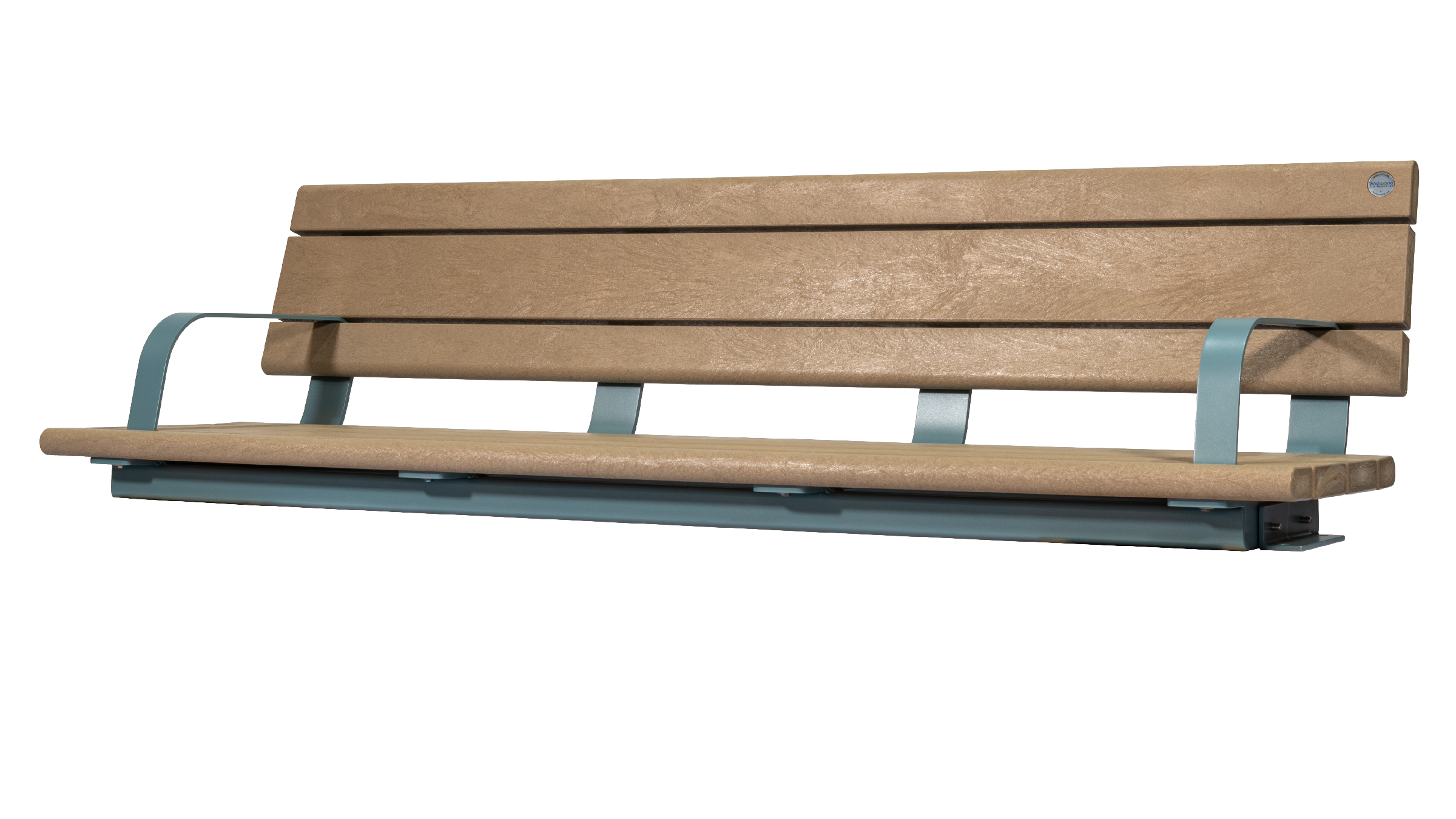 Bayview Wall Top Bench - Wishbone Site Furnishings